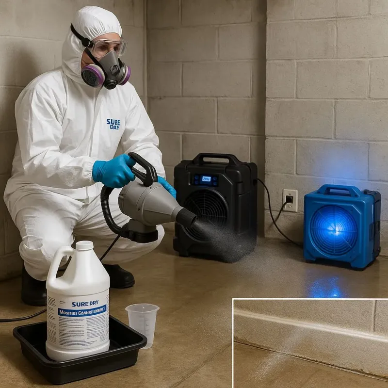 Sanitization and Odor Removal process in Robbins, IL