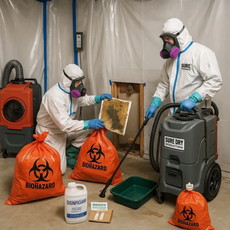 Contaminated Water Handling Protocols process in Robbins, IL